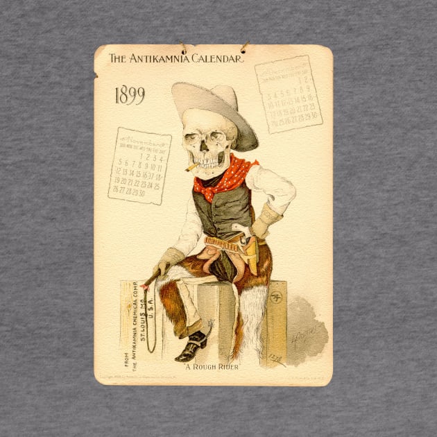 Vintage Skeleton Cowboy by pocketlama